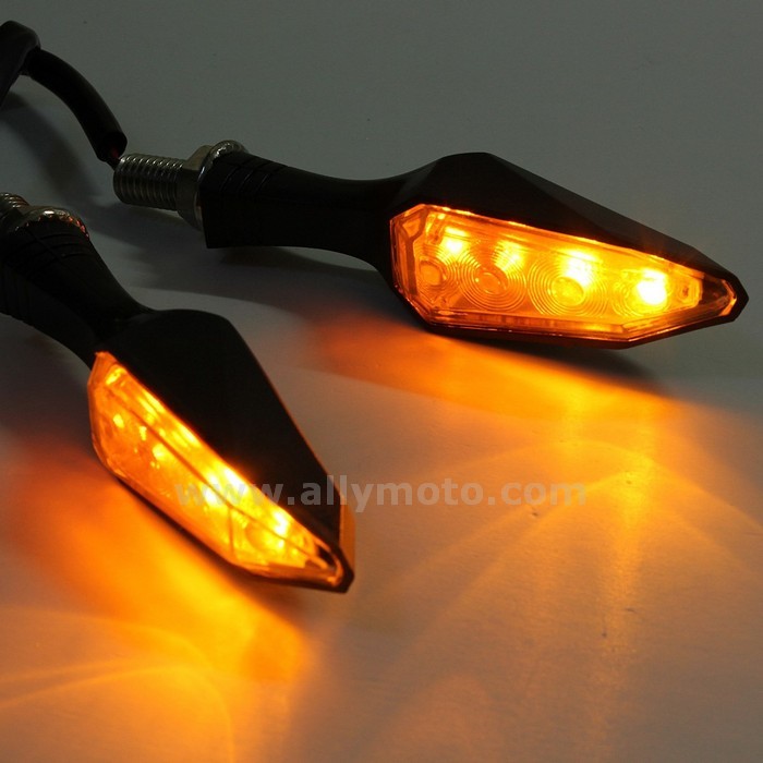 29 12V 4 Led Turn Signal Indicator Lights Amber@3